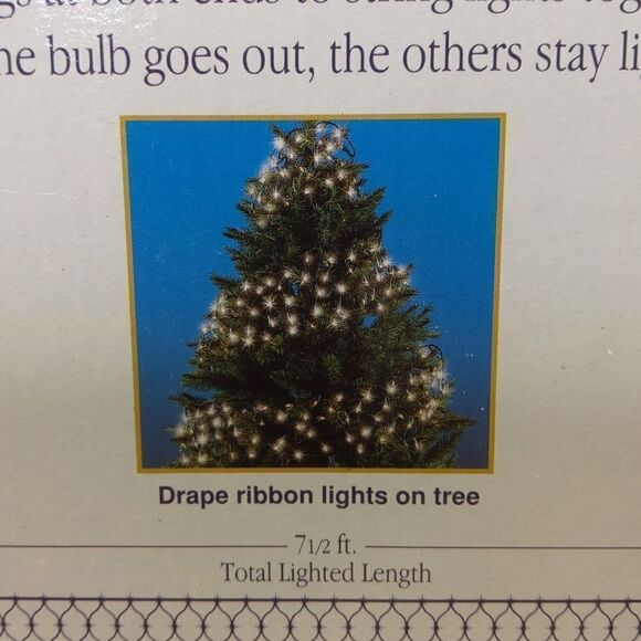 Holiday Time twinkling ribbon light set - Picture 7 of 13